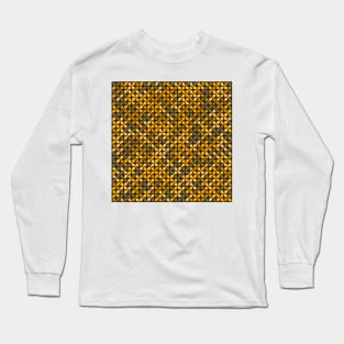 Metaballs Pattern (Gold) Long Sleeve T-Shirt